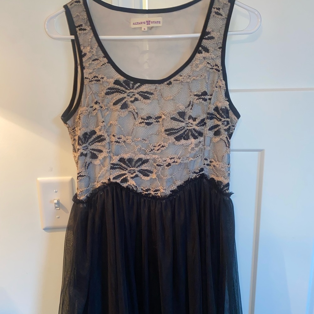 Altard State Black and Beige Dress